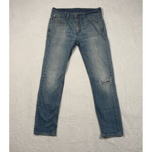 Levis Jeans 512‎ 32x32(30) Straight Fit Medium Wash Blue Denim Casual Work Denim